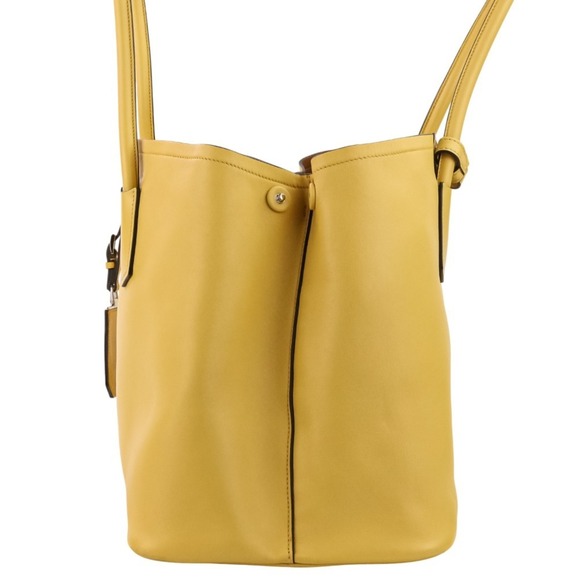 PRADA Citycalf Leather Tote Bag BR5070 Yellow - Picture 4 of 15
